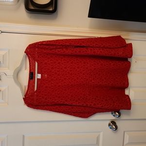 Lane Bryant Red Shirt